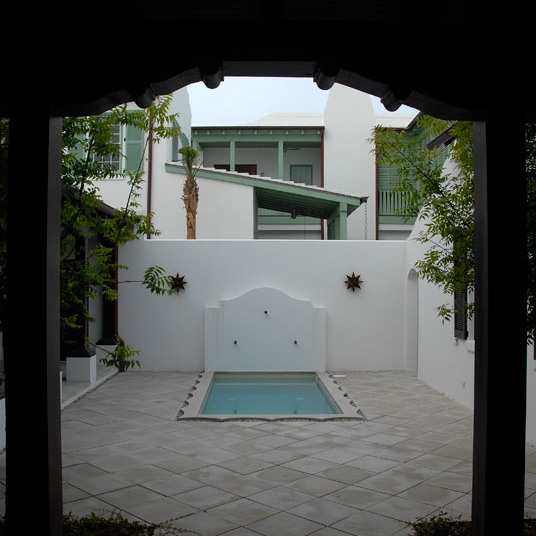 another view of the courtyard of our Alys Beach design