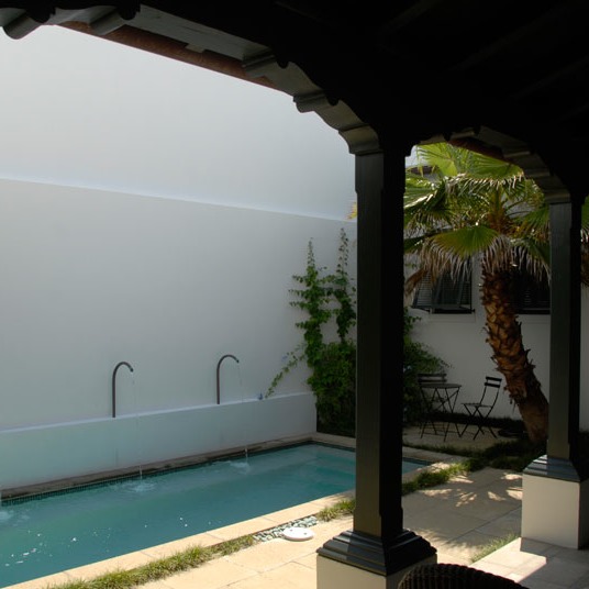 Alys Beach courtyards are patterned after those of Antigua Guatemala