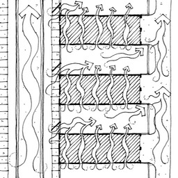 block ventilation along street