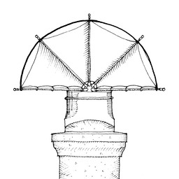 Breeze Chimney cap elev front