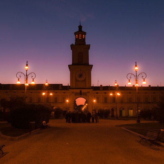 Gualtieri town square is a great outdoor room