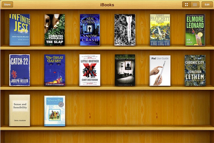 iBooks screen shot