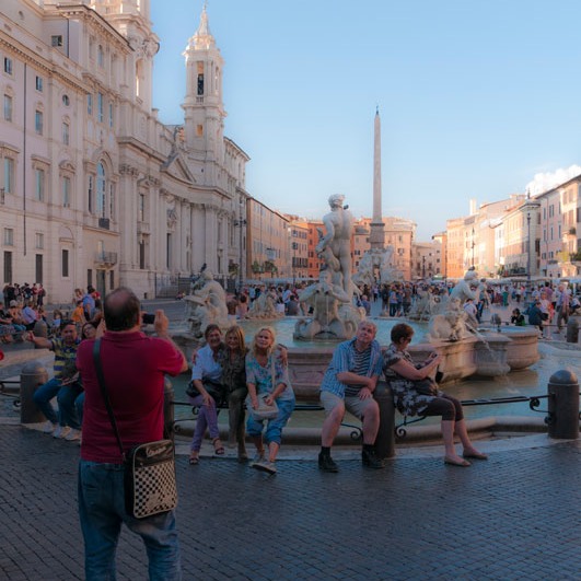Rome's fabulous Piazza Navona, one of world's greatest outdoor rooms