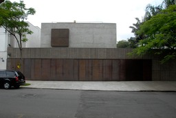 Sao Paulo, Brazil steel & concrete house front