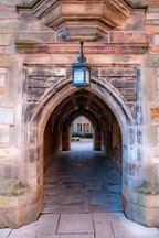 archways framing passage through building at Yale University