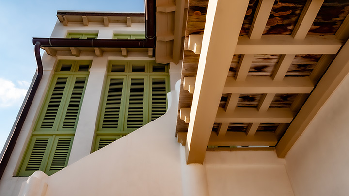verandah detail at Alys Beach, Florida