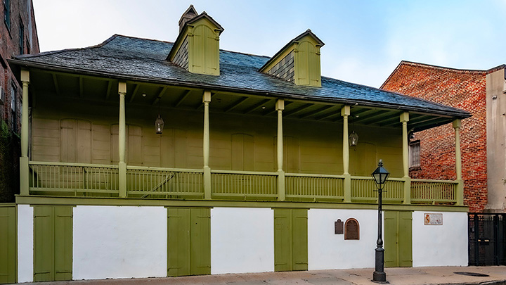 Madame John's Legacy, arguably the oldest house in the New Orleans French Quarter if not the region