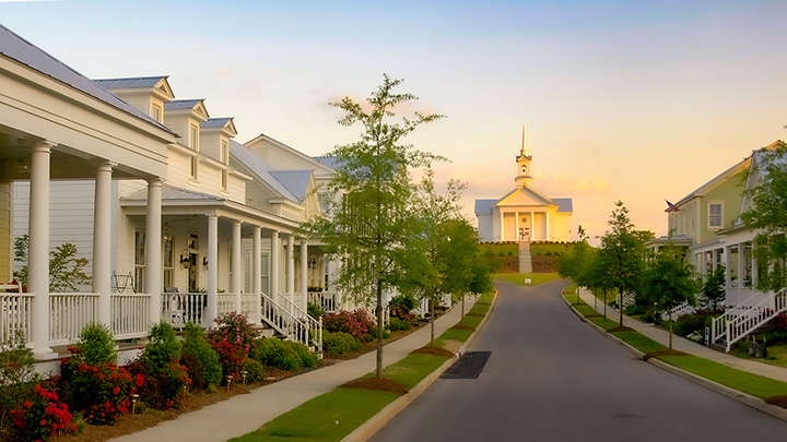 wedding chapel atop Chapel Hill at the Waters near Montgomery, Alabama