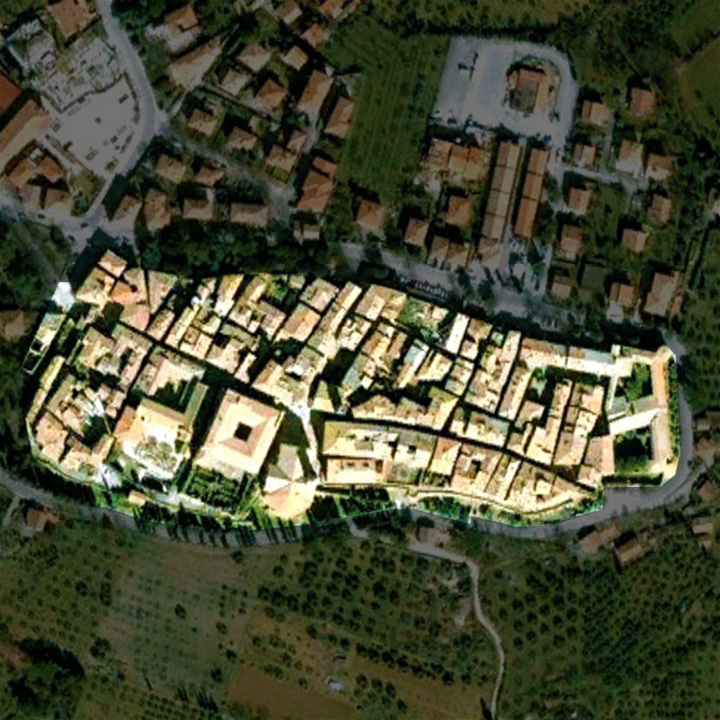 UNESCO World Heritage Site of Pienza, Italy sitting on only 11 acres