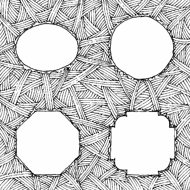 garden room shapes diagram