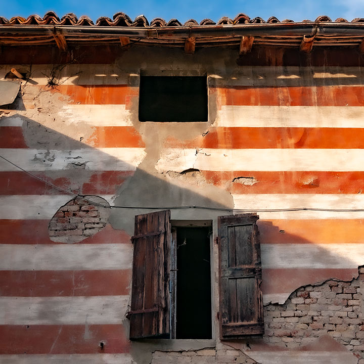 ancient barn on Italian estate