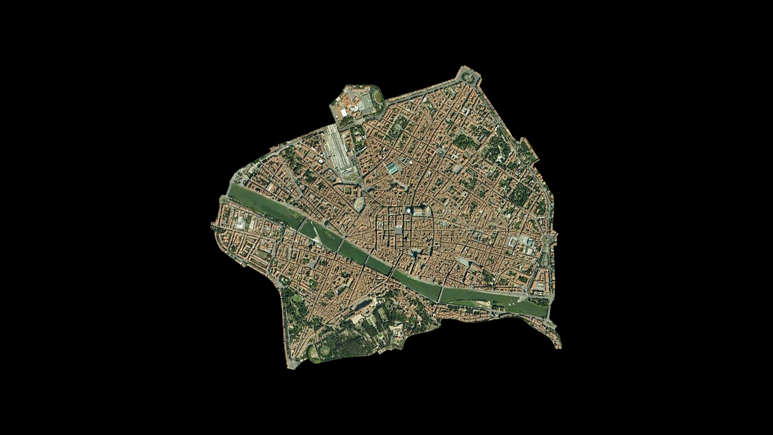 Florence, Italy satellite image