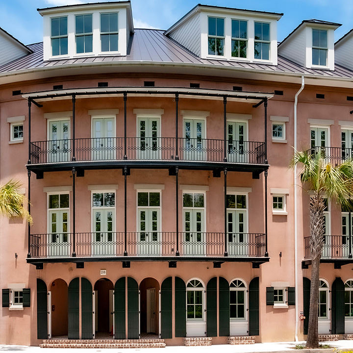 Habersham town center apartment building